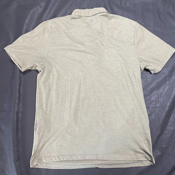 Volcom NWOT Green Cotton Blend Polo Medium - Picture 4 of 5